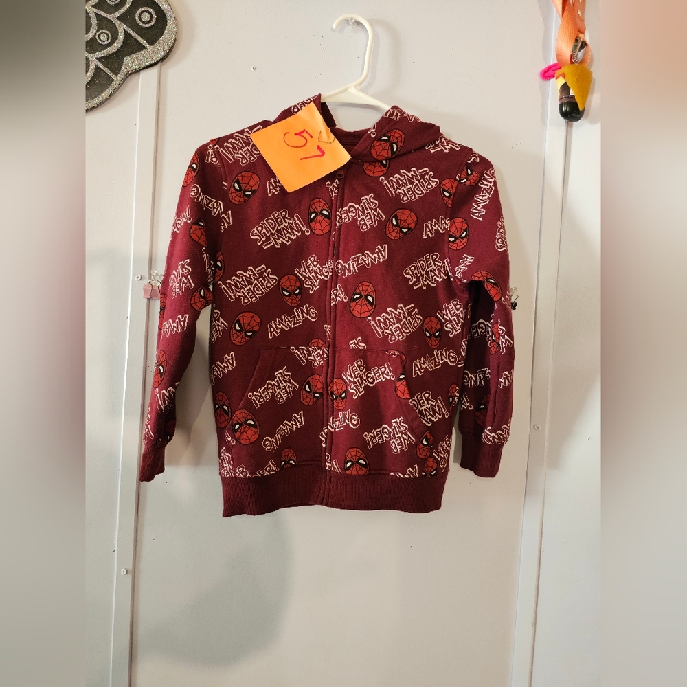 ❤️5 For 25😍 Boys Marvel Spider Man Hoodie Disney Store EUC Size Small